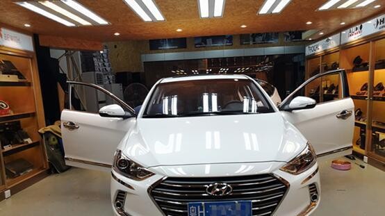 伊兰特改装德国乐斯登喇叭奥特蓝星超低音—提升您的驾驶生活品质