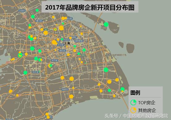 2018上海新房买房地图(附楼盘分布图、热力图