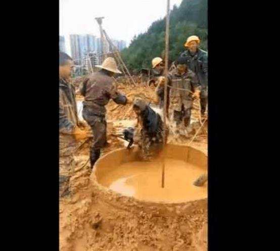 实拍: 这在工地叫“水鬼”, 下次井2万, 网友: 都是用命还来的钱
