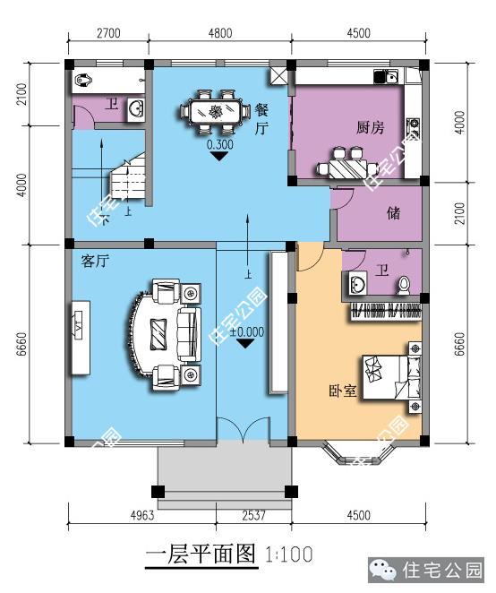 6套新农村三层欧式自建别墅户型,为啥喜欢第5套?
