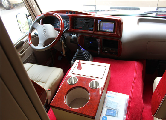 丰田考斯特13座全车航空座椅改装简约大气