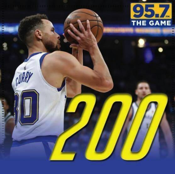 斯蒂芬-库里在3分球上的记录(下)