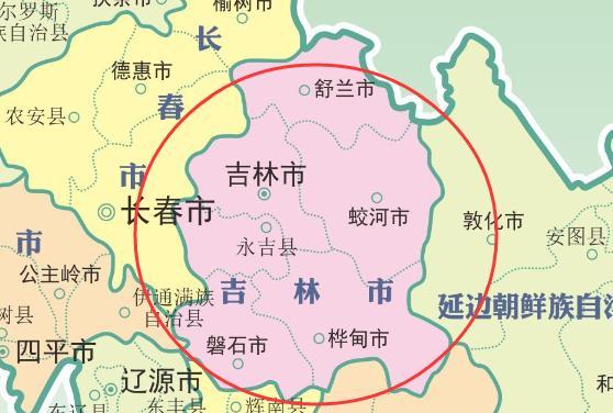 吉林省面积最大的地级市,也是中国唯一