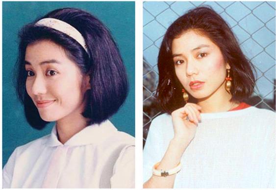 90年代和2017年发型对比 而短发波波头的她瞬间清纯可人,不食烟火气.