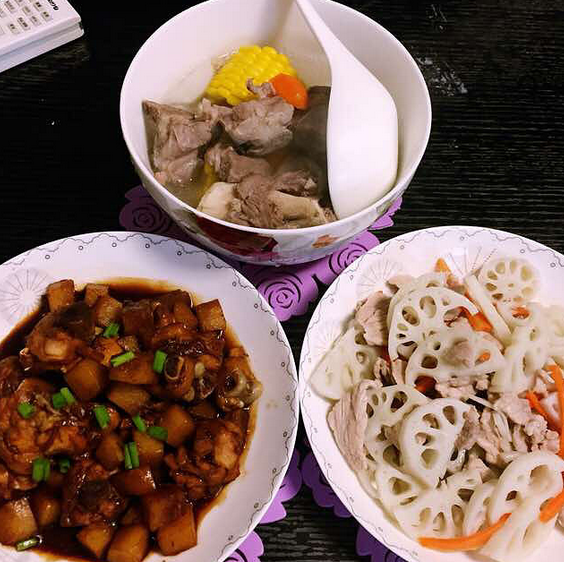 小县城月入一万的家庭日常饮食