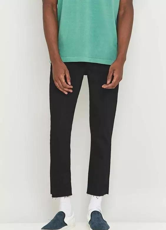 DIY流苏牛仔裤脚