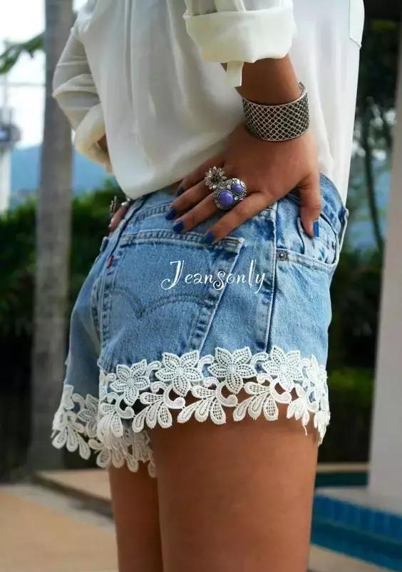 再丑再过时又不合身的旧牛仔裤,动动手就能焕