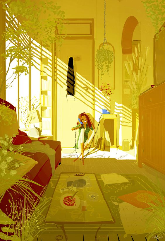 假期就是要给自己最舒服的状态 | 美国插画师pascal campion