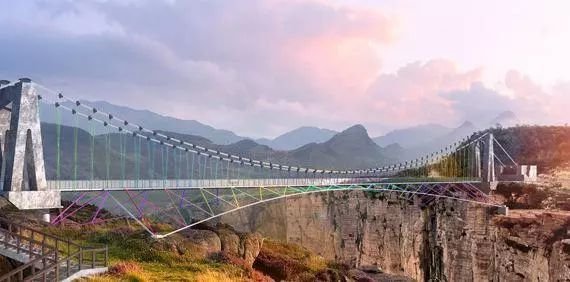 重庆首个5D玻璃桥景区下月开园,这些具冒险元