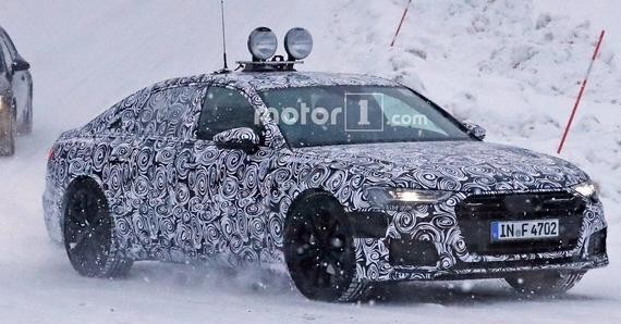 全新一代奥迪A6海外测试谍照