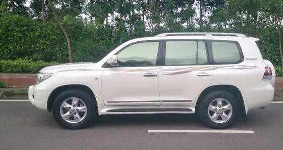 丰田兰德酷路泽汽车音响无损安装主动二分频-港声音响