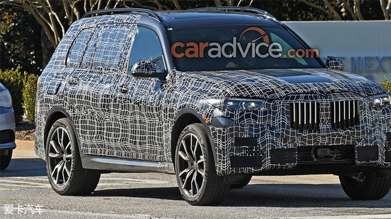 宝马X7量产版路试照 或日内瓦车展首发