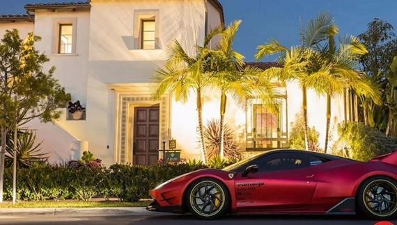 限量版 法拉利458膜呗陶瓷红追求极致