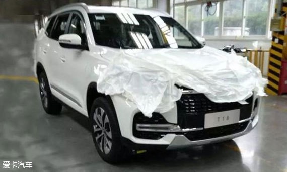 奇瑞全新中型SUV T18实车图 上半年上市