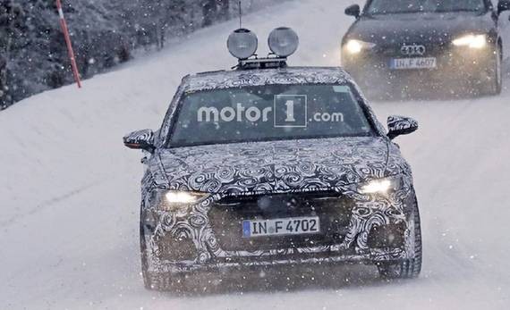 全新奥迪A6冬季测试谍照曝光 尾部轿跑式设计