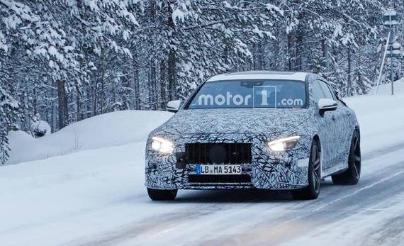 奔驰AMG GT谍照曝光 将亮相2018北美车展