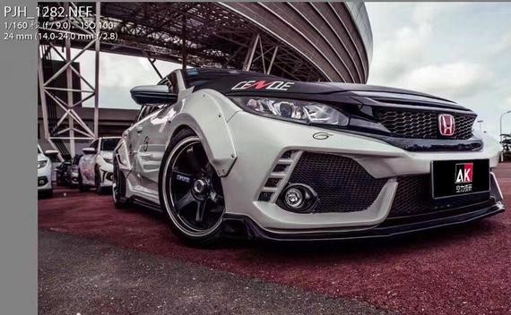 十代思域改装大包围鉴赏