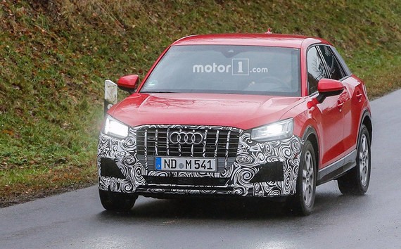 奥迪SQ2路试谍照曝光 预计明年3月亮相
