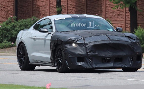 福特野马GT500路试谍照曝光 或1月亮相