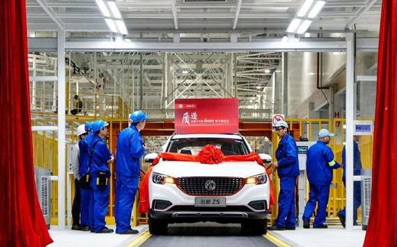 名爵ZS第6万辆郑州基地下线 加速引领“互联智行”潮流