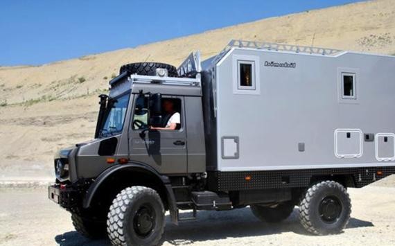 乌尼莫克4X4越野房车，越野之王，他过不去的地方坦克也过不去