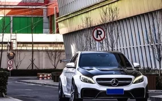 锋芒毕露 奔驰AMG C 63改装iMP宽体包围