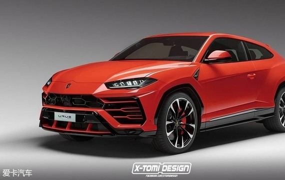 兰博基尼Urus双门版假想图  更具动感