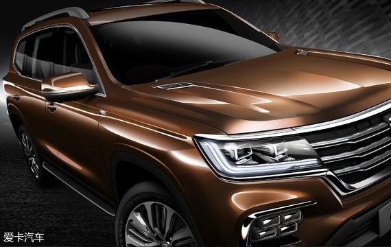 上汽大型豪华七座SUV命名“荣威RX8”