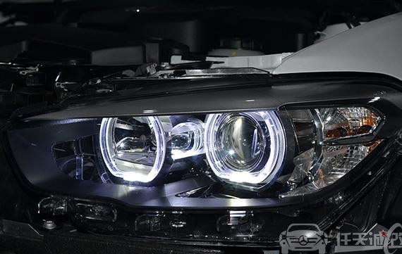 全新宝马1系 车灯改装透镜和升级四天使眼，比原车高配强多倍