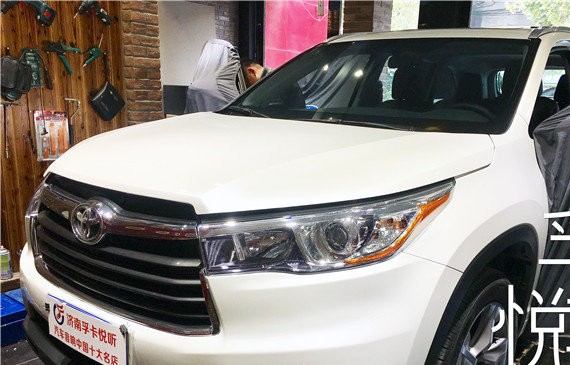 济南丰田汉兰达汽车音响改装意大利史泰格陶瓷RE65C主动两分频