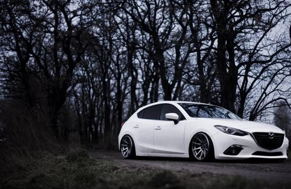 马自达3昂克赛拉改装JR-11轮圈