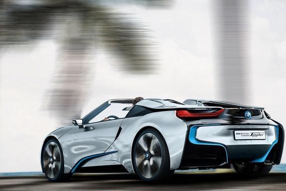 混动和敞篷的合体 宝马i8敞篷即将亮相洛杉矶车展