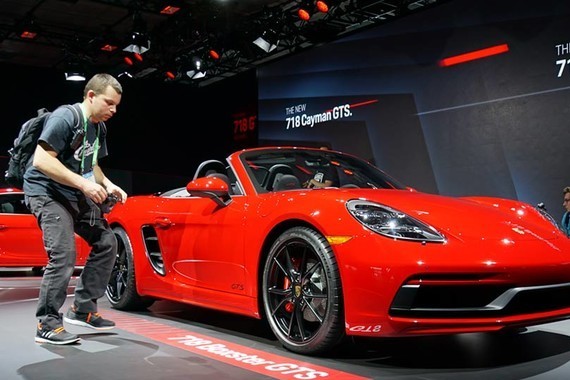 洛杉矶车展 保时捷718 Boxster GTS发布