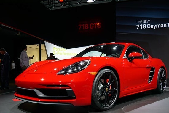 洛杉矶车展 保时捷718 cayman GTS发布