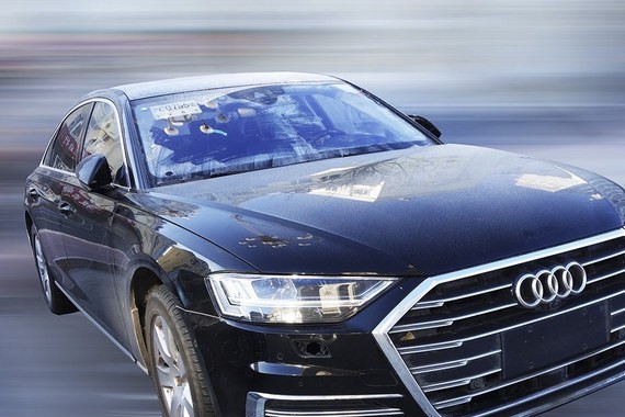 奥迪全新A8L国内最新谍照 疑似中配车型