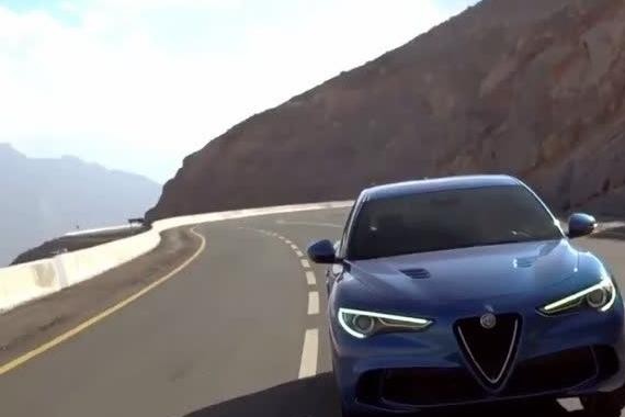 2018款阿尔法罗密欧Stelvio QV迪拜试驾测试