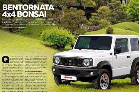 再无悬念 铃木新一代吉姆尼官图泄露