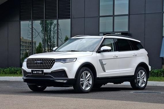 众泰T700 8AT车型上市 售12.58-15.58万