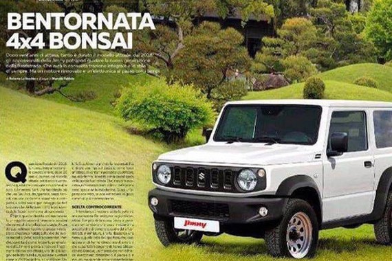 铃木新一代吉姆尼官图泄露 内外全新设计