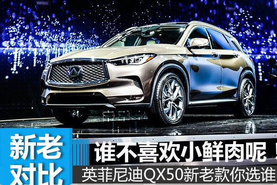谁不喜欢小鲜肉呢！英菲尼迪QX50新老款你选谁？