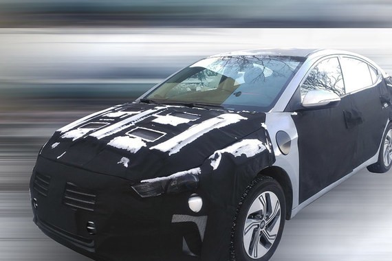 现代领动插电式混动版谍照 2018年投产