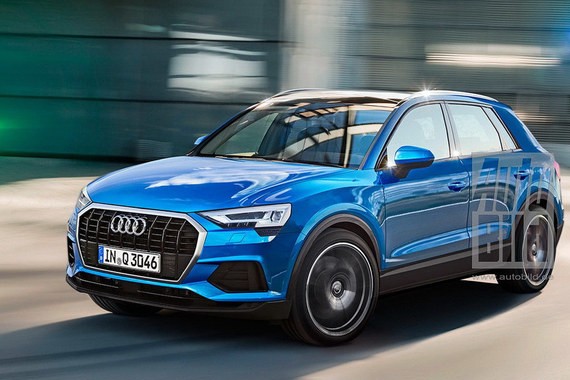 奥迪全新Q3效果图曝光 空间表现更优秀