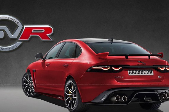 捷豹XF SVR假想图曝光 外观造型更激进