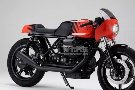 Moto Guzzi的对称之美 K22改装咖啡鉴赏