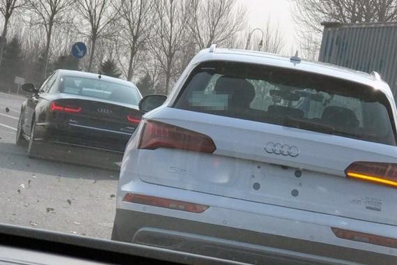 国产奥迪全新Q5L实车照 预计明年初上市