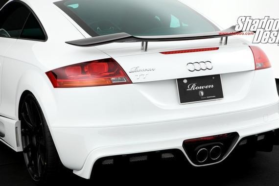 奥迪TT改装日本ROWEN包围排气套件