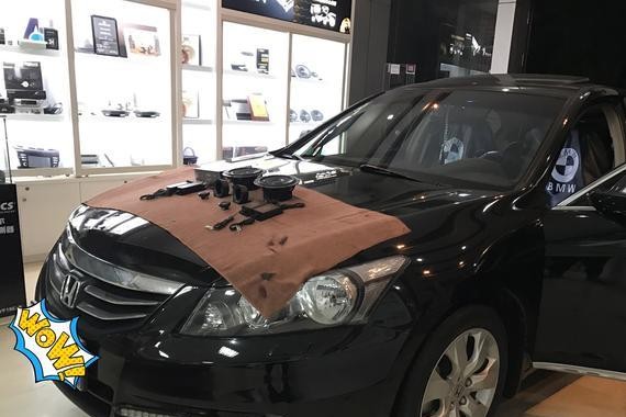 南昌汽车音响改装-本田八代雅阁升级三菱大通