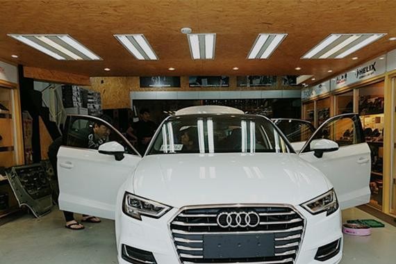 2017新款奥迪A3改装法国BLAM汽车音响您的爱车重置美好人声