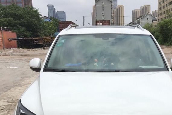 花23.5万买辆大众途观, 看到儿子放到车内的东西不经意的笑了