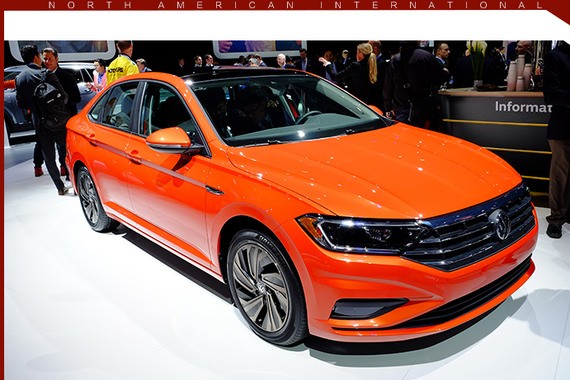 速腾换代的模板 车展实拍大众全新一代Jetta